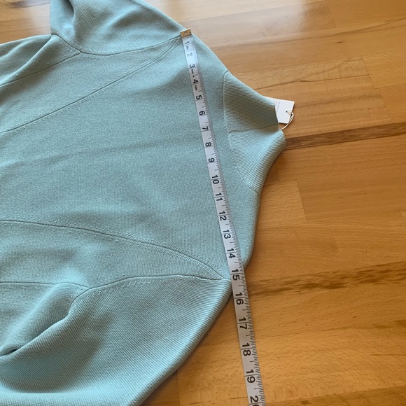 NWT Capri Shaped Jacket baby blue silk blend size S/P - Picture 13 of 13